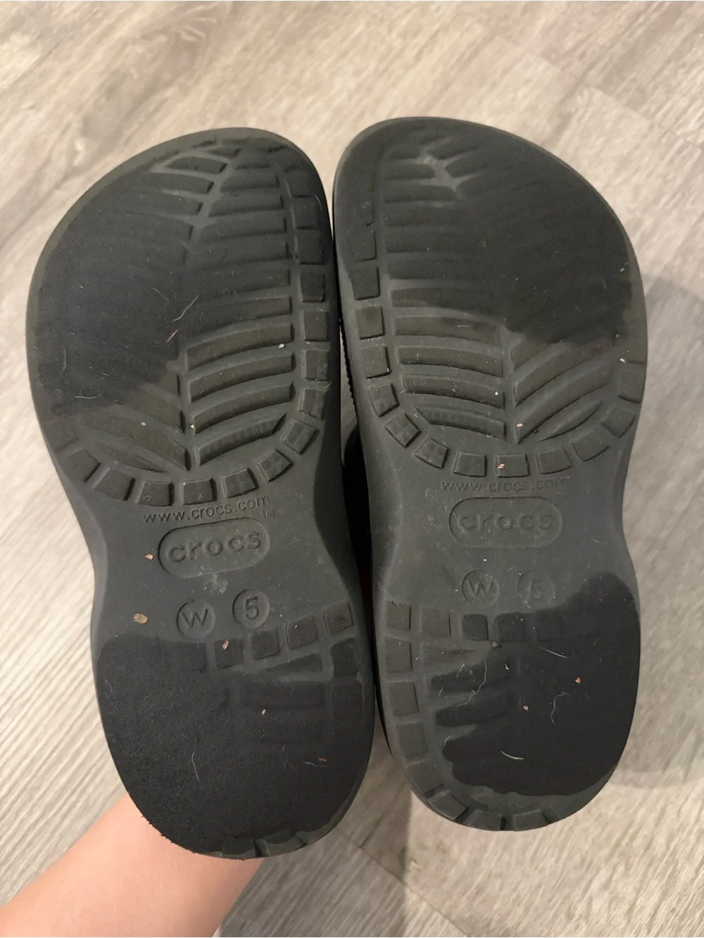 CROCS Baya clogs platforms W5 with charms